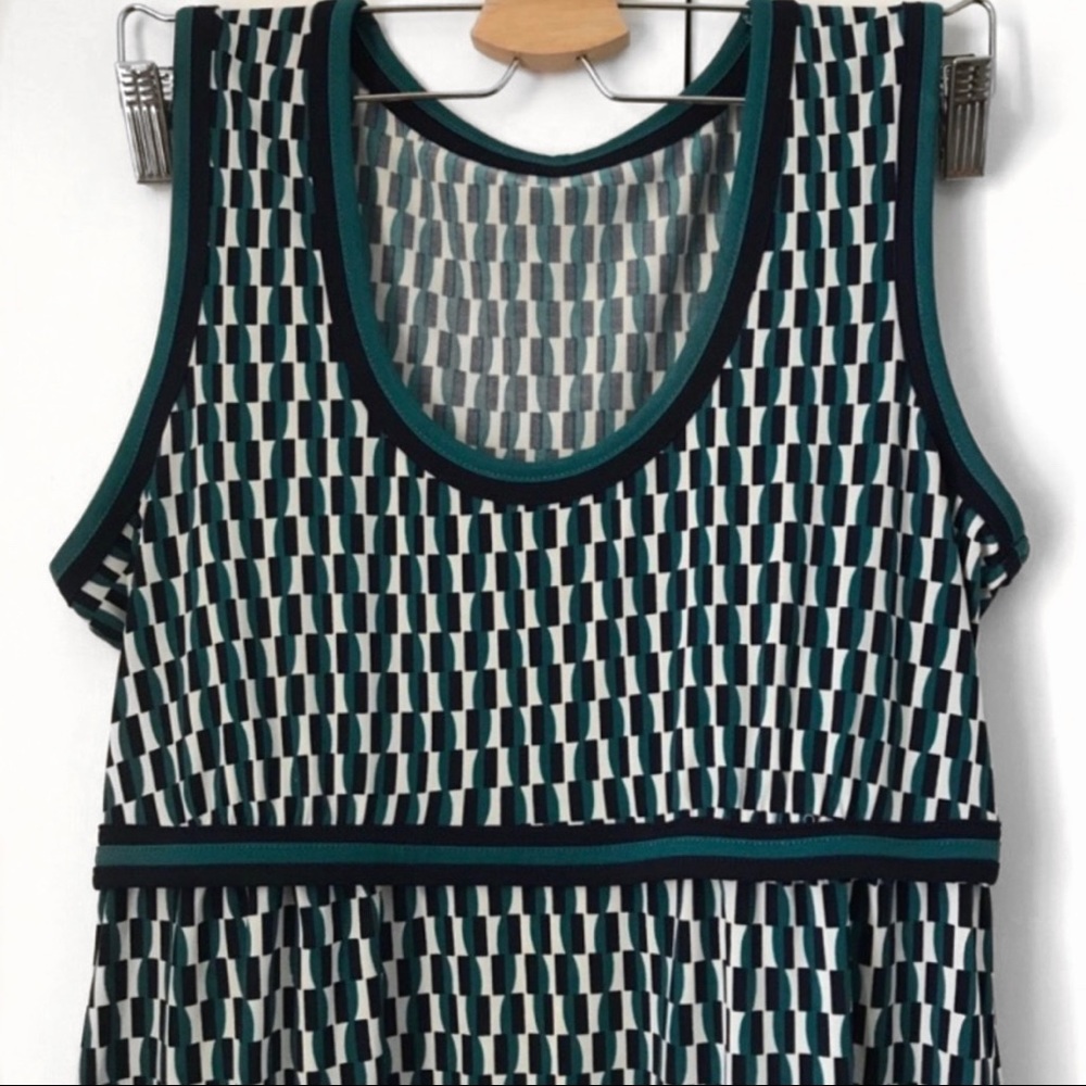 Max Studio Geometric Print Sleeveless Sun Dress - Picture 3 of 6